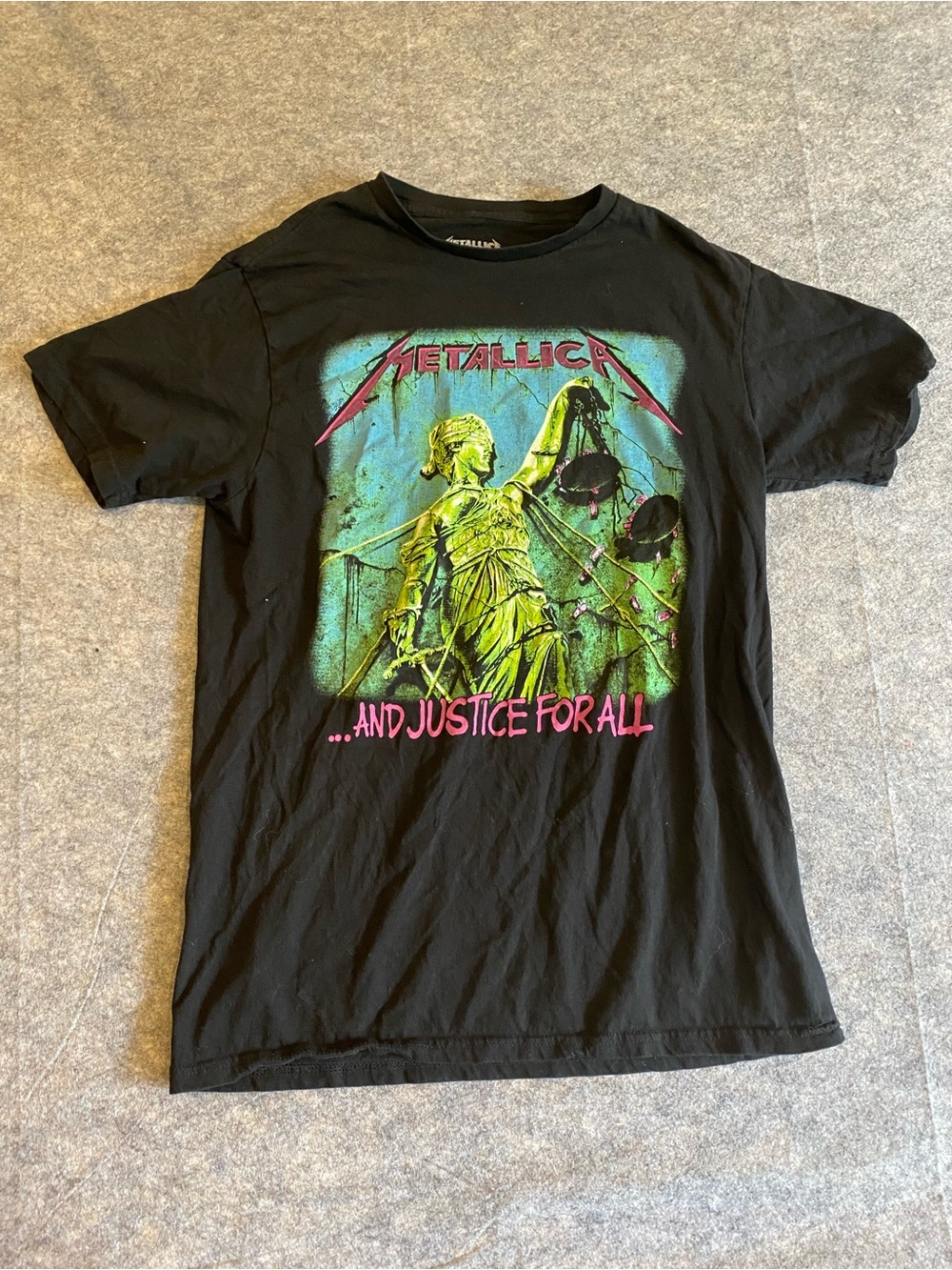Metallica “…And Justice For All” Band Shirt